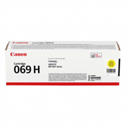 CANON TONER 069YH, YELLOW, 5500S, 5095C002, ORYGINAŁ