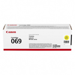 CANON TONER 069Y, YELLOW, 1900S, 5091C002, ORYGINAŁ