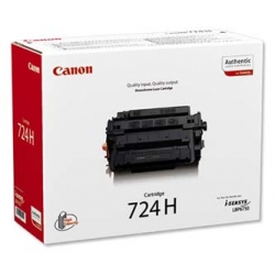 CANON TONER CRG724H, BLACK, 12500S, 3482B002, ORYGINAŁ