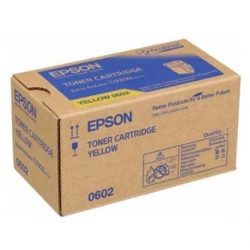 EPSON TONER C13S050602, YELLOW, 7500S, EPSON ACULASER C9300N, ORYGINAŁ