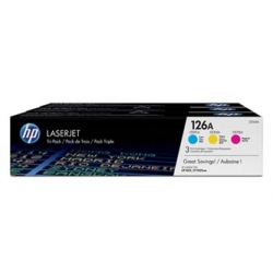 HP TONER CF341A, CMY, 1000S  126A  LASERJET+, N, 900G, 3 SZTUKI, ORYGINAŁ