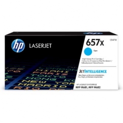 HP TONER CF471X, CYAN, 23000S  657X, DUŻA POJEMNOŚĆ  LASERJET ENTERPRISE MFP M681DH,MFP M681F,LASERJET, ORYGINAŁ