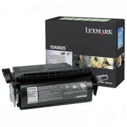 LEXMARK TONER 12A0825, BLACK, 23000S, ZWROTNY, ORYGINAŁ