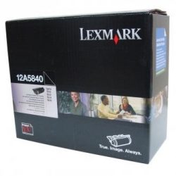 LEXMARK TONER 12A5840, BLACK, 10000S, ZWROTNY, ORYGINAŁ