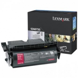 LEXMARK TONER 12A6735, BLACK, 20000S, LEXMARK T520, ORYGINAŁ