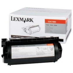 LEXMARK TONER 12A7360, BLACK, 5000S, LEXMARK T630, ORYGINAŁ