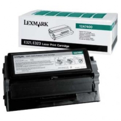 LEXMARK TONER 12A7400, BLACK, 3000S, ZWROTNY, ORYGINAŁ