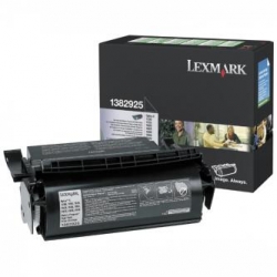 LEXMARK TONER 1382925, BLACK, 17600S, ZWROTNY, ORYGINAŁ