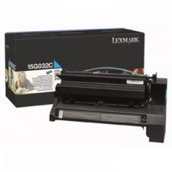 LEXMARK TONER 15G032C, CYAN, 15000S, DUŻA POJEMNOŚĆ, ORYGINAŁ