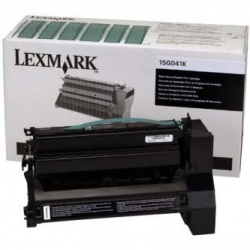 LEXMARK TONER 15G041K, BLACK, 6000S, ZWROTNY, ORYGINAŁ