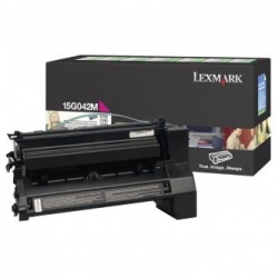 LEXMARK TONER 15G042M, MAGENTA, 15000S, ZWROTNY, ORYGINAŁ