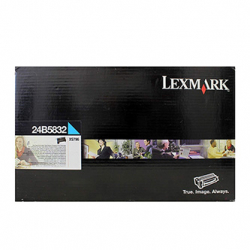 LEXMARK TONER 24B5832, CYAN, 18000S, EXTRA DUŻA POJEMNOŚĆ, ORYGINAŁ