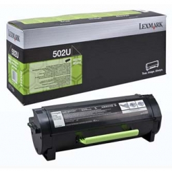 LEXMARK TONER 50F2U00, BLACK, 20000S, 502U, ORYGINAŁ