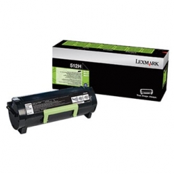 LEXMARK TONER 51F2H0E, BLACK, 5000S, DUŻA POJEMNOŚĆ, ORYGINAŁ