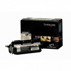 LEXMARK TONER 64004HE, BLACK, 21000S, NAKLEJANE ETYKIETY, ORYGINAŁ