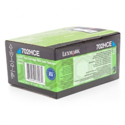 LEXMARK TONER 70C2HCE, CYAN, 3000S, LEXMARK CS510DE, ORYGINAŁ