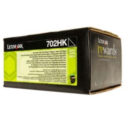 LEXMARK TONER 70C2HK0, BLACK, 4000S, DUŻA POJEMNOŚĆ, ORYGINAŁ