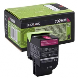 LEXMARK TONER 70C2HM0, MAGENTA, 3000S, DUŻA POJEMNOŚĆ, ORYGINAŁ