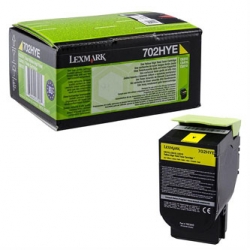 LEXMARK TONER 70C2HYE, YELLOW, 3000S, LEXMARK CS510DE, ORYGINAŁ