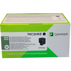 LEXMARK TONER 74C2HKE, BLACK, 20000S, DUŻA POJEMNOŚĆ, ORYGINAŁ