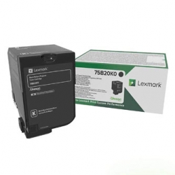 LEXMARK TONER 75B20K0, BLACK, 13000S, ZWROTNY, ORYGINAŁ