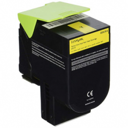 LEXMARK TONER 80C0X40, YELLOW, 4000S, EXTRA DUŻA POJEMNOŚĆ, ORYGINAŁ