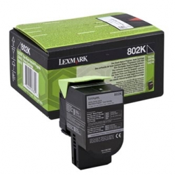 LEXMARK TONER 80C20K0, BLACK, 1000S, ZWROTNY, ORYGINAŁ