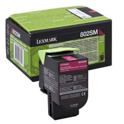 LEXMARK TONER 80C2SM0, MAGENTA, 2000S, ZWROTNY, ORYGINAŁ