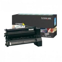 LEXMARK TONER C7700YS, YELLOW, 6000S, LEXMARK C770, ORYGINAŁ