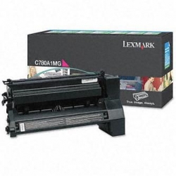 LEXMARK TONER C780A1MG, MAGENTA, 6000S, ZWROTNY, ORYGINAŁ