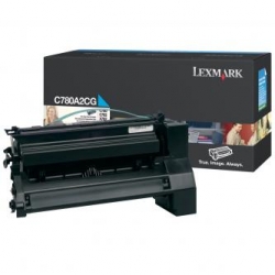 LEXMARK TONER C780A2CG, CYAN, 6000S, LEXMARK C780, ORYGINAŁ