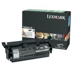 LEXMARK TONER T650A11E, BLACK, 7000S, ZWROTNY, ORYGINAŁ