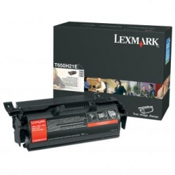 LEXMARK TONER T650H21E, BLACK, 25000S, DUŻA POJEMNOŚĆ, ORYGINAŁ