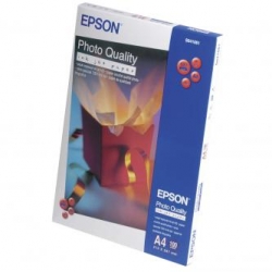 EPSON PHOTO QUALITY INKJET PA, FOTO PAPIER, MATOWY, BIAŁY, A4, 102 G/M2, 720DPI, 100 SZT., C13S041061, ATRAMENT