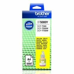 BROTHER TUSZ BT-5000Y, YELLOW, 5000S, BROTHER DCP T300, ORYGINAŁ