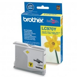 BROTHER TUSZ LC-970Y, YELLOW, 300S, BROTHER DCP-135C, ORYGINAŁ