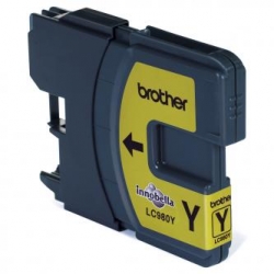 BROTHER TUSZ LC-980Y, YELLOW, 260ML, BROTHER DCP-145C, ORYGINAŁ