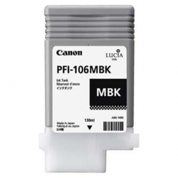 CANON TUSZ PFI106MBK, MATTE BLACK, 130ML, 6620B001, ORYGINAŁ