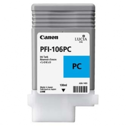 CANON TUSZ PFI106PC, PHOTO CYAN, 130ML, 6625B001, ORYGINAŁ