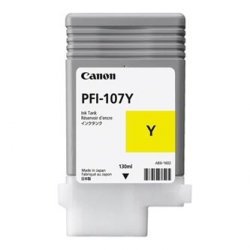 CANON TUSZ PFI107Y, YELLOW, 130ML, 6708B001, ORYGINAŁ