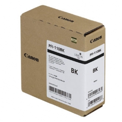 CANON TUSZ PFI110BK, BLACK, 160ML, 2364C001, ORYGINAŁ