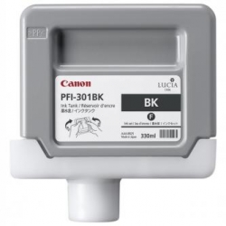 CANON TUSZ PFI301B, PHOTO BLACK, 330ML, 1486B001, ORYGINAŁ