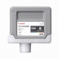 CANON TUSZ PFI302MB, MATTE BLACK, 330ML, 2215B001, ORYGINAŁ