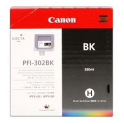 CANON TUSZ PFI302B, PHOTO BLACK, 330ML, 2216B001, ORYGINAŁ