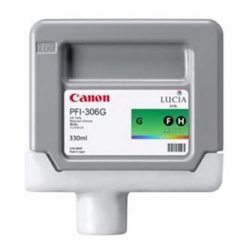 CANON TUSZ PFI306G, GREEN, 330ML, 6664B001, ORYGINAŁ