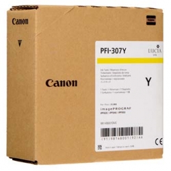 CANON TUSZ PFI307Y, YELLOW, 330ML, 9814B001, ORYGINAŁ