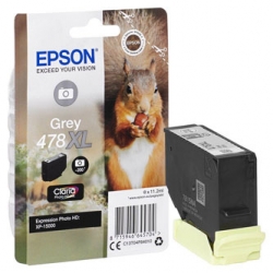 EPSON TUSZ C13T04F64010, 478XL, GREY, 10.2ML, ORYGINAŁ