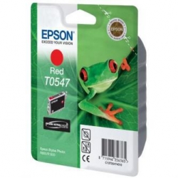 EPSON TUSZ C13T054740, RED, 400S, 13ML, ORYGINAŁ