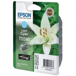 EPSON TUSZ C13T059540, LIGHT CYAN, 13ML, EPSON STYLUS PHOTO R2400, ORYGINAŁ