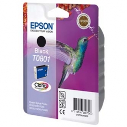 EPSON TUSZ C13T08014011, BLACK, 7,4ML, ORYGINAŁ